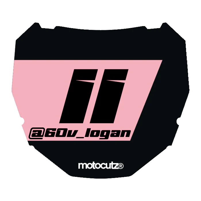 CUSTOM ODI NUMBER PLATE DECAL