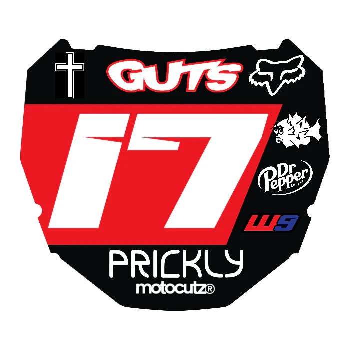 CUSTOM ODI NUMBER PLATE DECAL