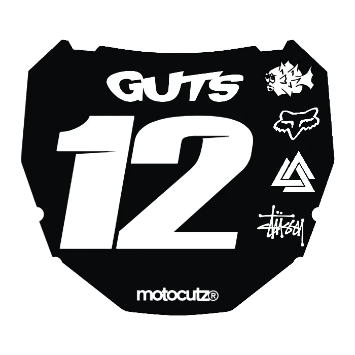 CUSTOM ODI NUMBER PLATE DECAL