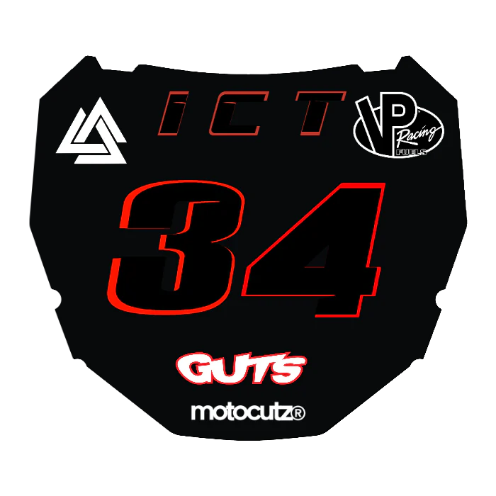 CUSTOM ODI NUMBER PLATE DECAL