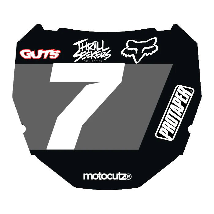 CUSTOM ODI NUMBER PLATE DECAL