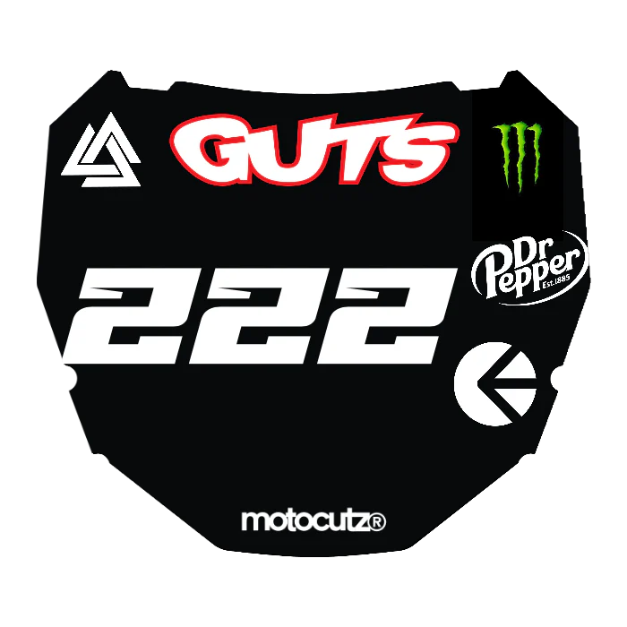 CUSTOM ODI NUMBER PLATE DECAL