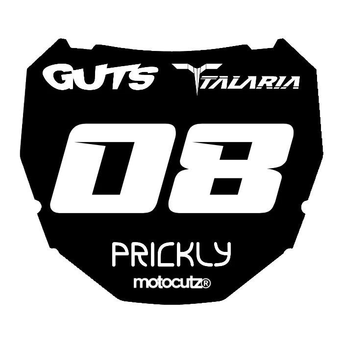 CUSTOM ODI NUMBER PLATE DECAL