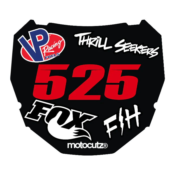 CUSTOM ODI NUMBER PLATE DECAL