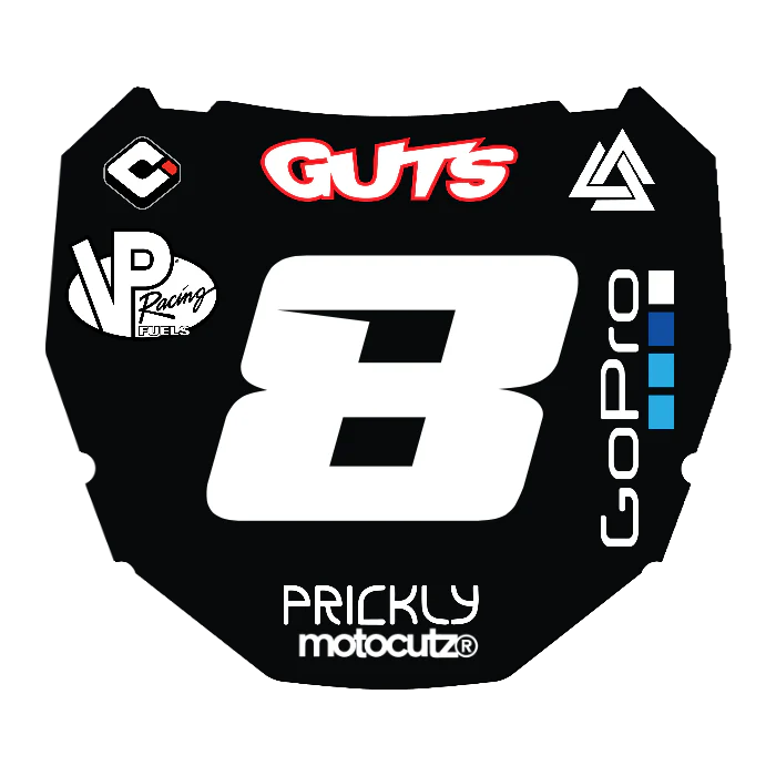 CUSTOM ODI NUMBER PLATE DECAL