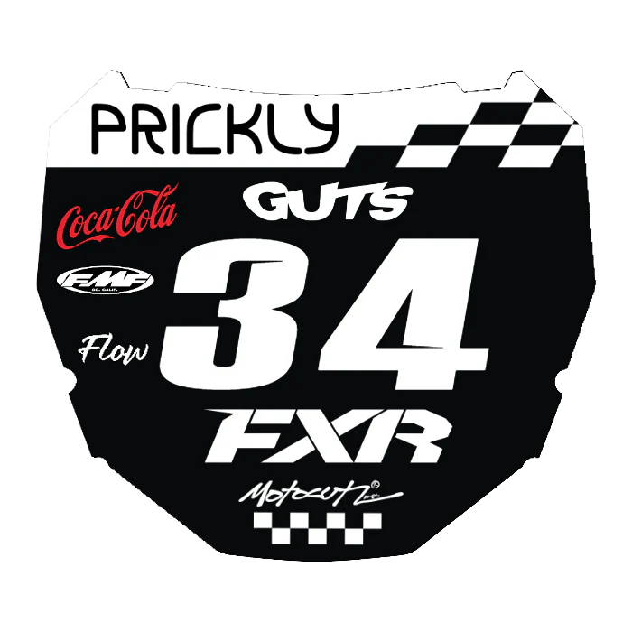 CUSTOM ODI NUMBER PLATE DECAL