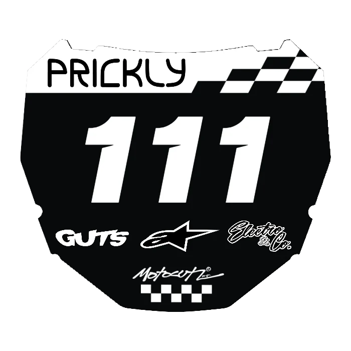CUSTOM ODI NUMBER PLATE DECAL