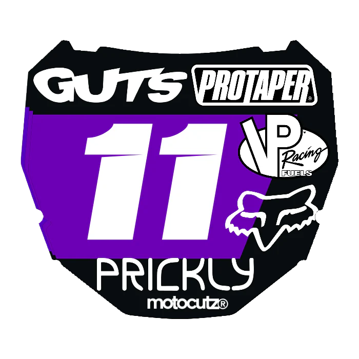 CUSTOM ODI NUMBER PLATE DECAL