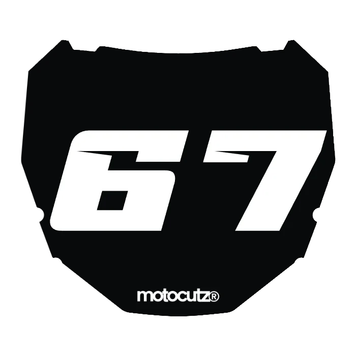 CUSTOM ODI NUMBER PLATE DECAL