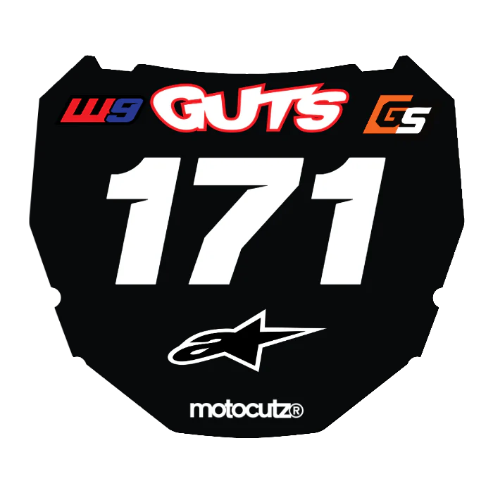 CUSTOM ODI NUMBER PLATE DECAL