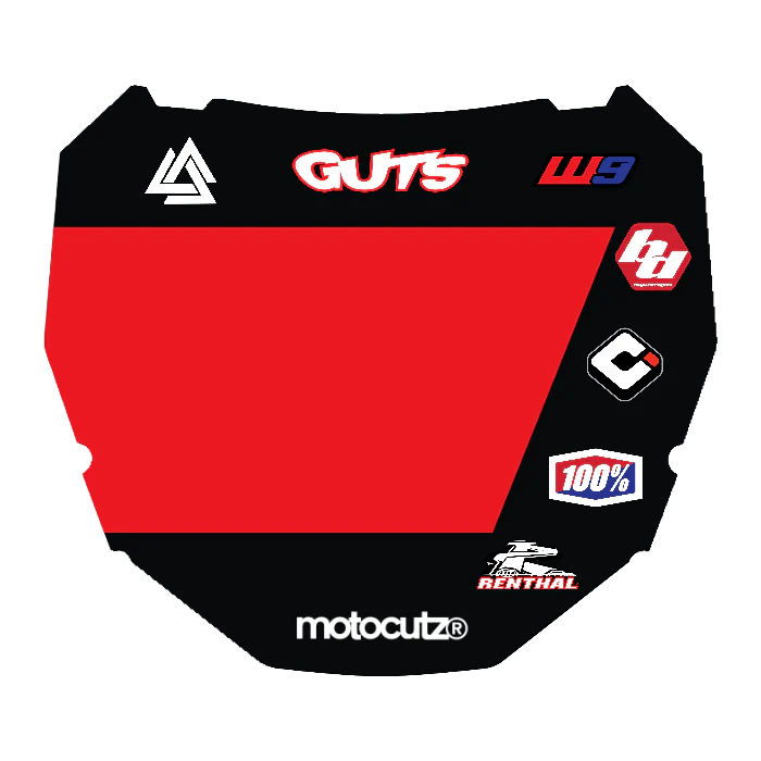 CUSTOM ODI NUMBER PLATE DECAL