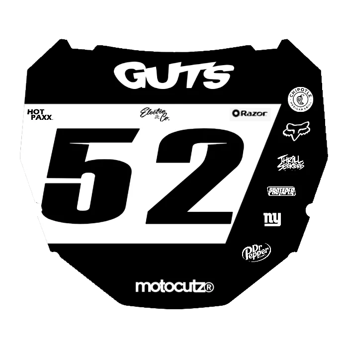 CUSTOM ODI NUMBER PLATE DECAL