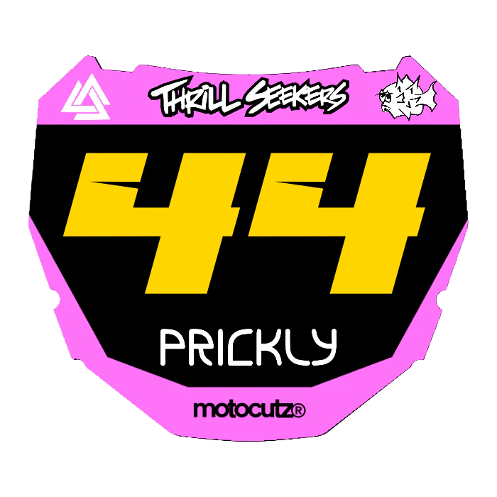 CUSTOM ODI NUMBER PLATE DECAL