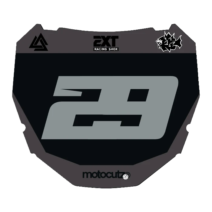 CUSTOM ODI NUMBER PLATE DECAL