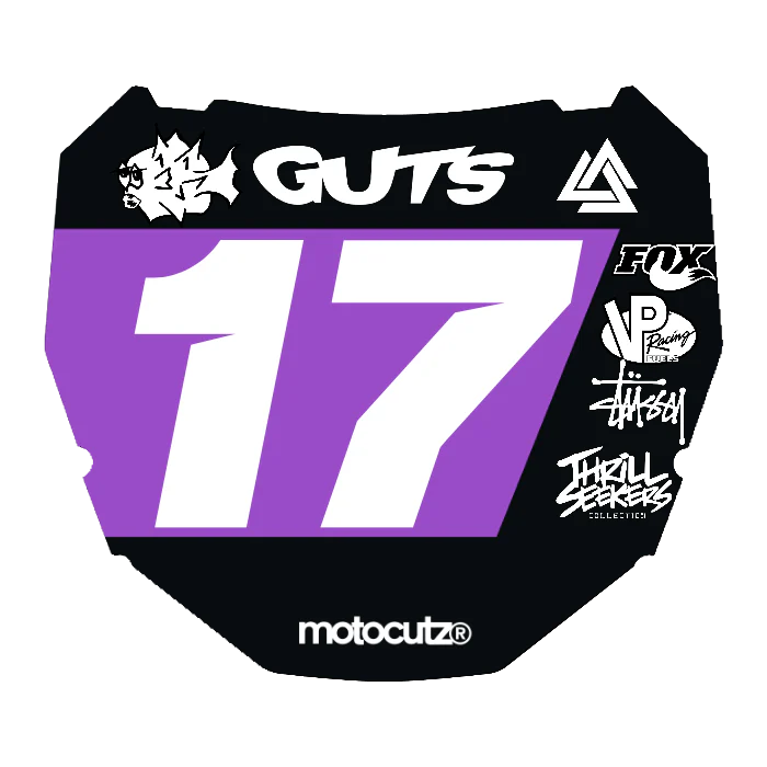 CUSTOM ODI NUMBER PLATE DECAL