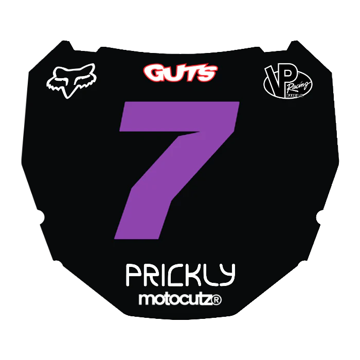 CUSTOM ODI NUMBER PLATE DECAL