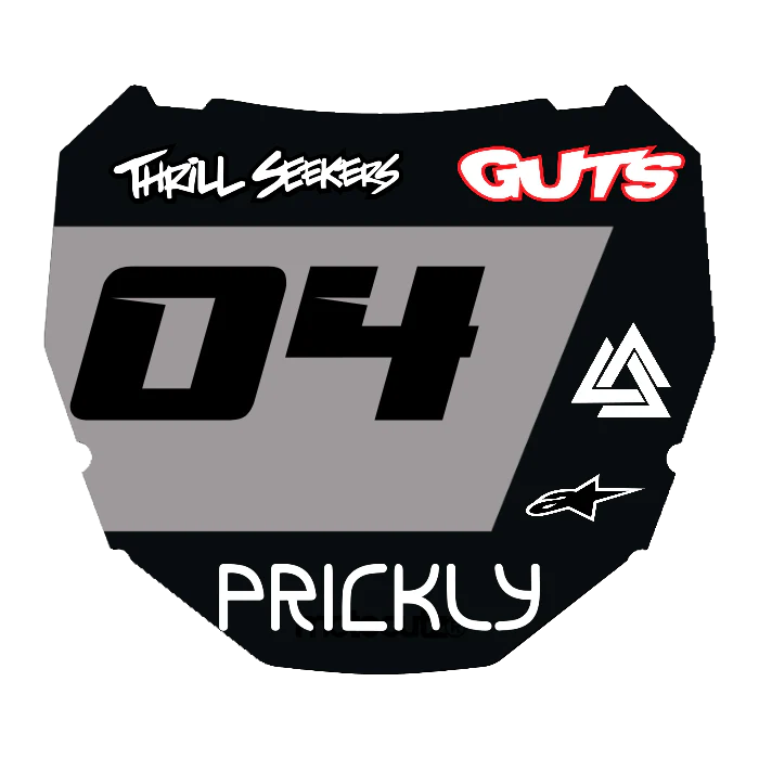 CUSTOM ODI NUMBER PLATE DECAL