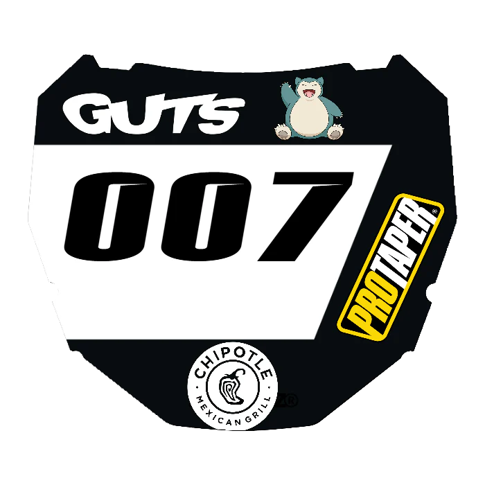 CUSTOM ODI NUMBER PLATE DECAL