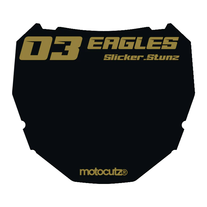 CUSTOM ODI NUMBER PLATE DECAL