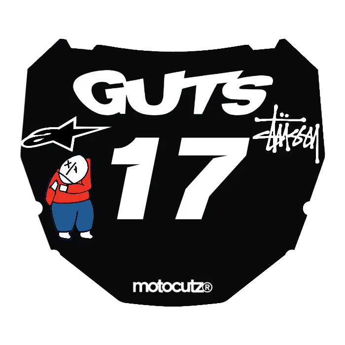 CUSTOM ODI NUMBER PLATE DECAL
