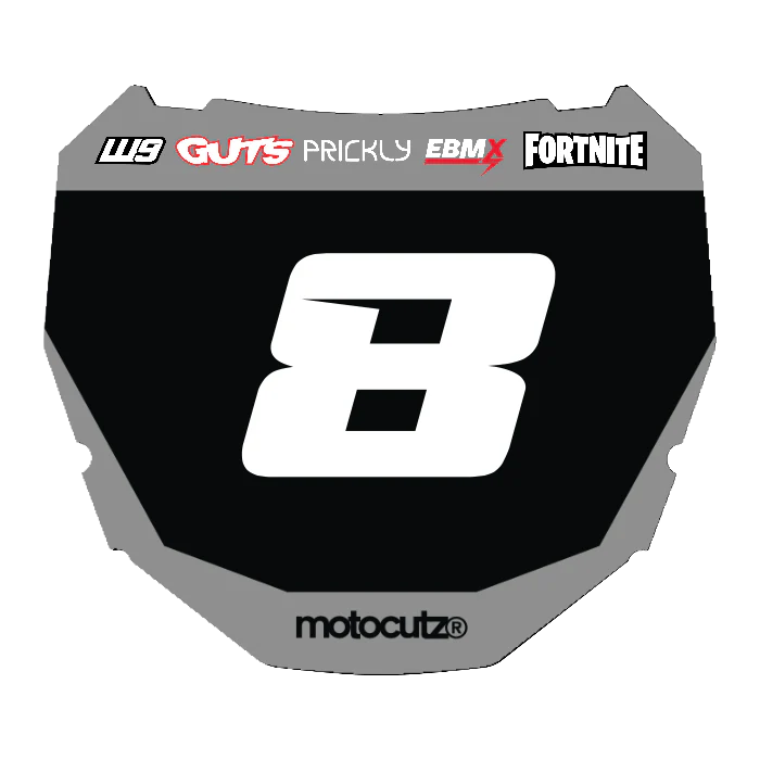 CUSTOM ODI NUMBER PLATE DECAL