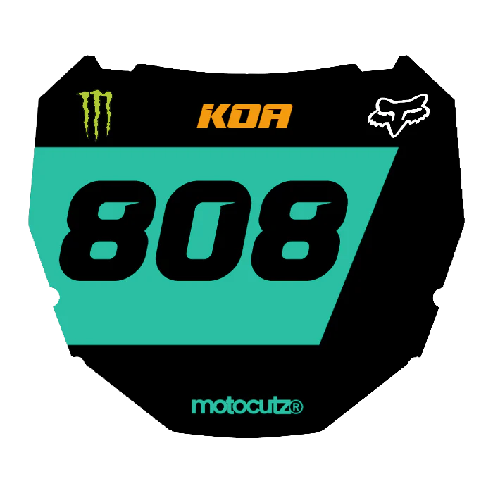 CUSTOM ODI NUMBER PLATE DECAL
