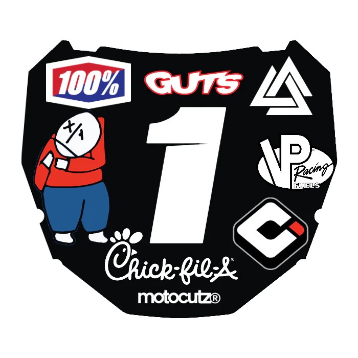 CUSTOM ODI NUMBER PLATE DECAL
