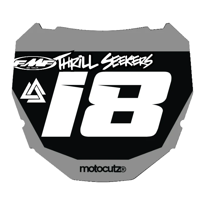 CUSTOM ODI NUMBER PLATE DECAL