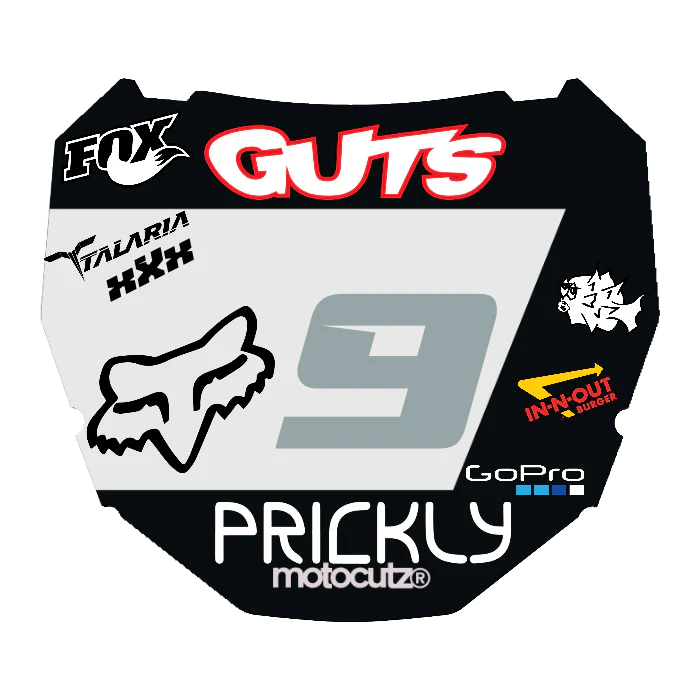 CUSTOM ODI NUMBER PLATE DECAL