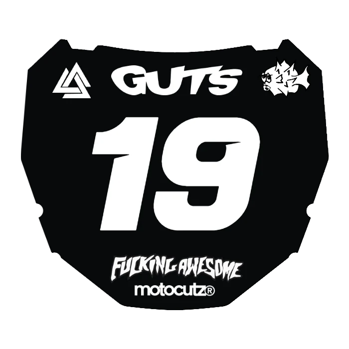 CUSTOM ODI NUMBER PLATE DECAL
