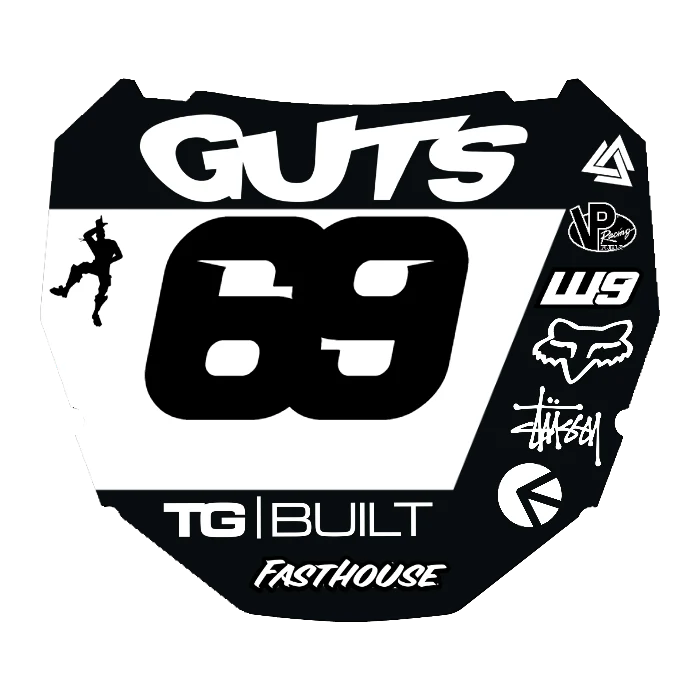 CUSTOM ODI NUMBER PLATE DECAL