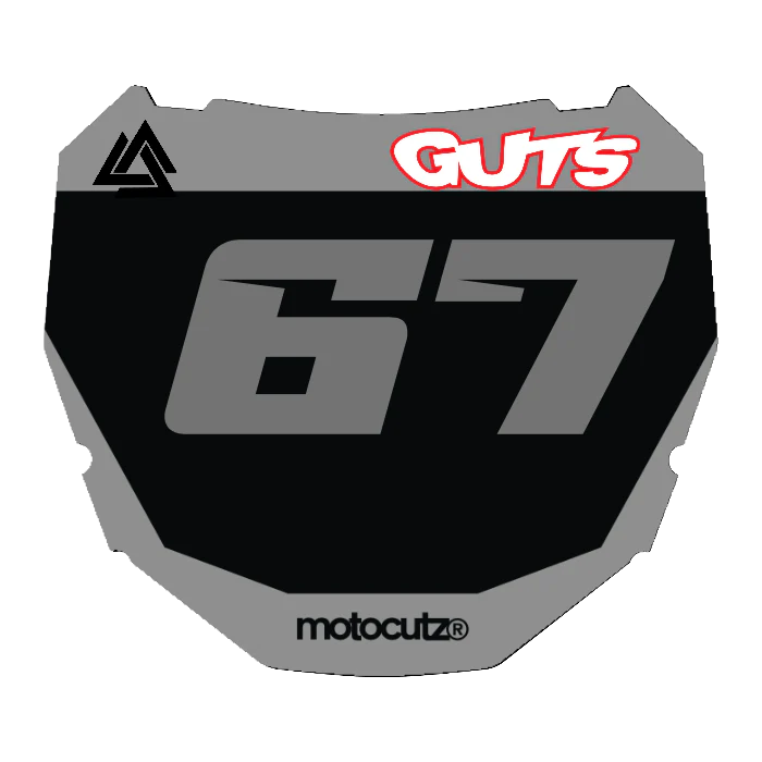 CUSTOM ODI NUMBER PLATE DECAL