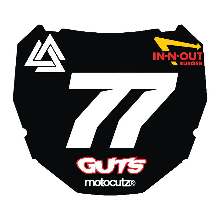 CUSTOM ODI NUMBER PLATE DECAL