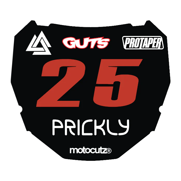 CUSTOM ODI NUMBER PLATE DECAL