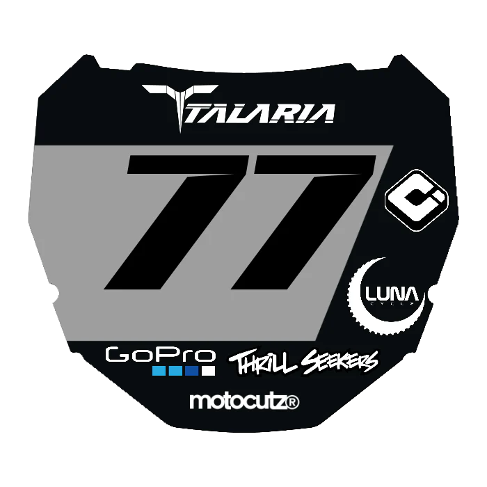 CUSTOM ODI NUMBER PLATE DECAL