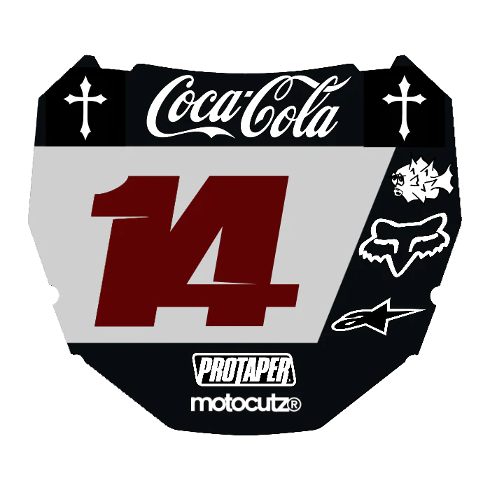 CUSTOM ODI NUMBER PLATE DECAL