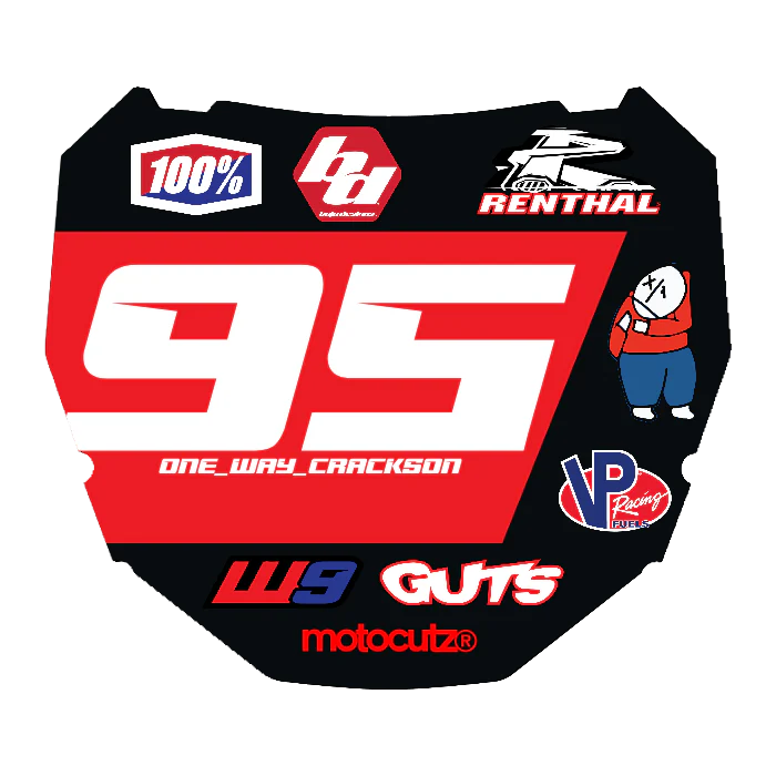 CUSTOM ODI NUMBER PLATE DECAL