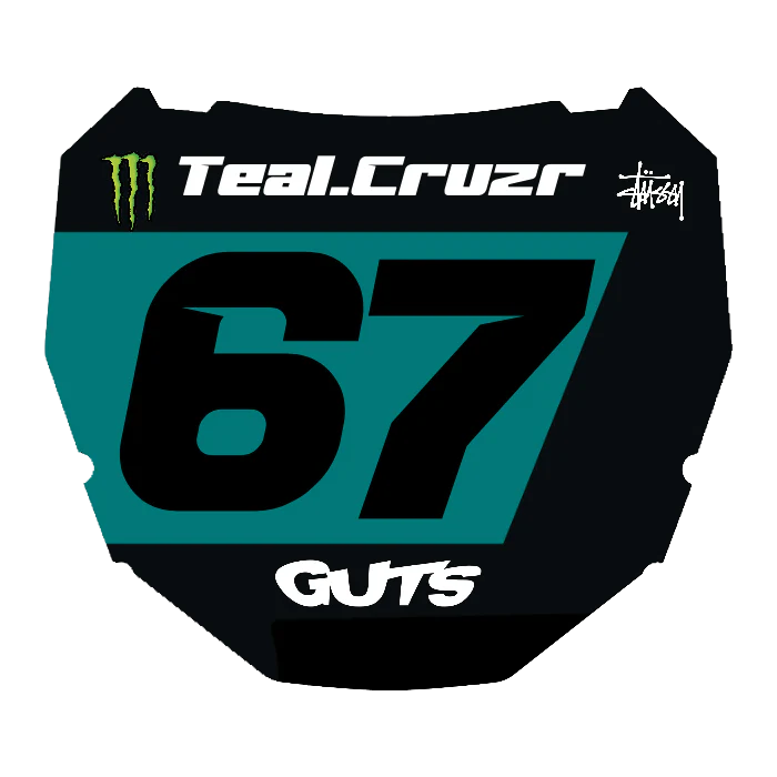 CUSTOM ODI NUMBER PLATE DECAL