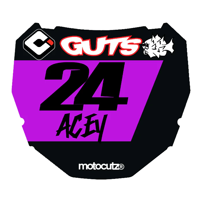 CUSTOM ODI NUMBER PLATE DECAL