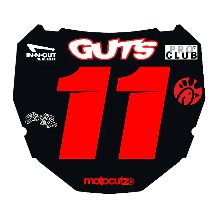 CUSTOM ODI NUMBER PLATE DECAL