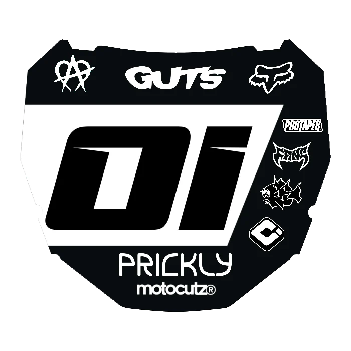 CUSTOM ODI NUMBER PLATE DECAL