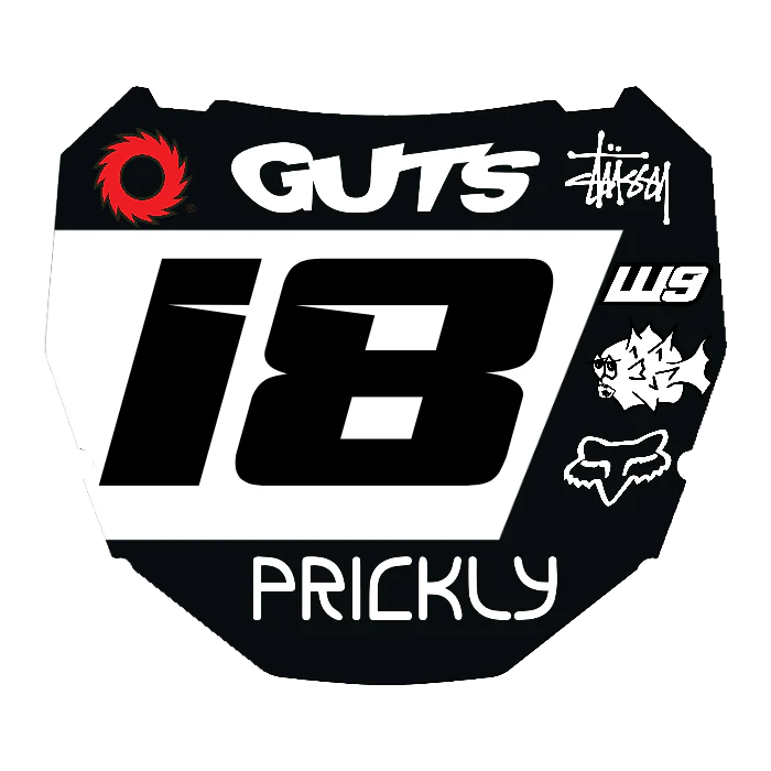 CUSTOM ODI NUMBER PLATE DECAL