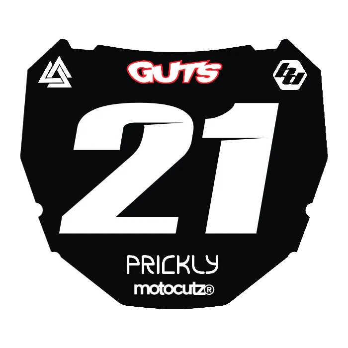 CUSTOM ODI NUMBER PLATE DECAL