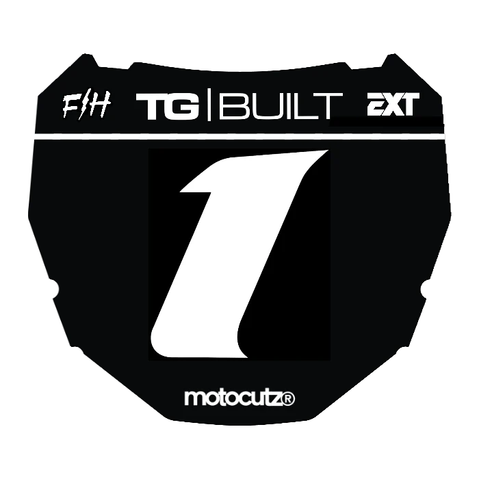 CUSTOM ODI NUMBER PLATE DECAL