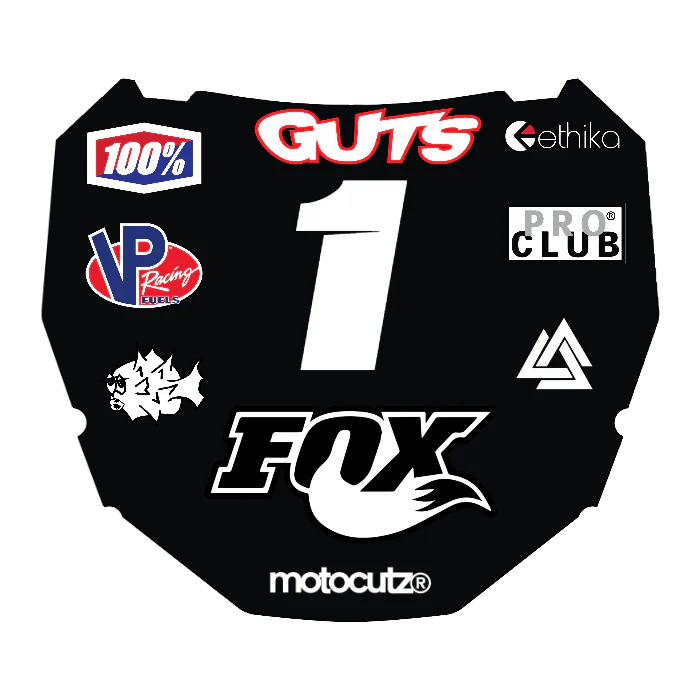 CUSTOM ODI NUMBER PLATE DECAL