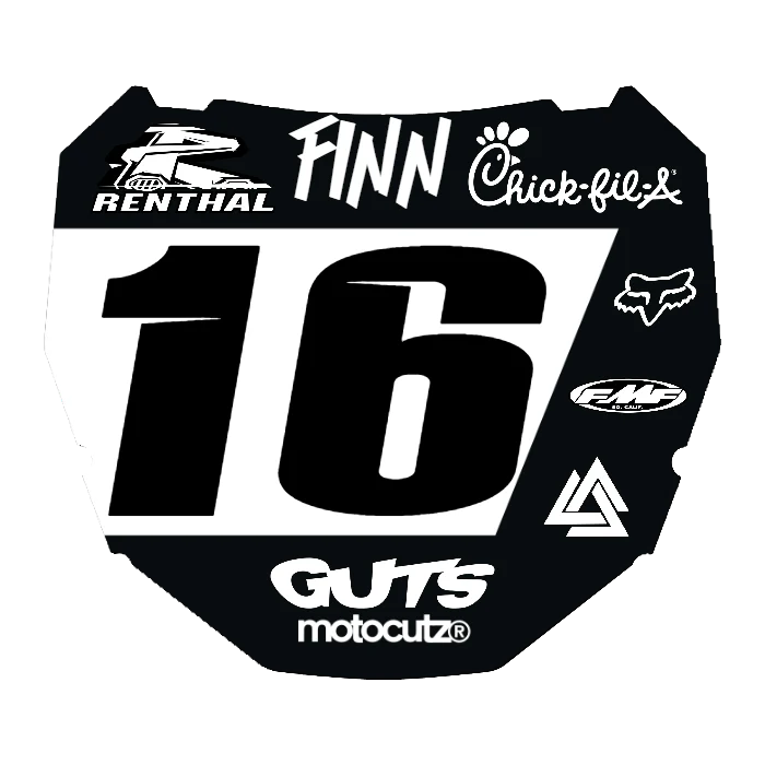 CUSTOM ODI NUMBER PLATE DECAL