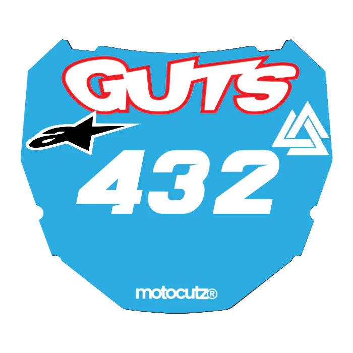 CUSTOM ODI NUMBER PLATE DECAL