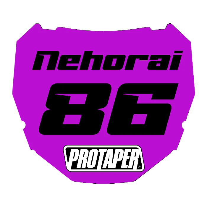 CUSTOM ODI NUMBER PLATE DECAL