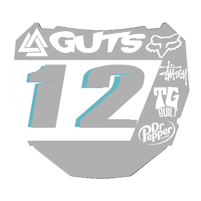 CUSTOM ODI NUMBER PLATE DECAL