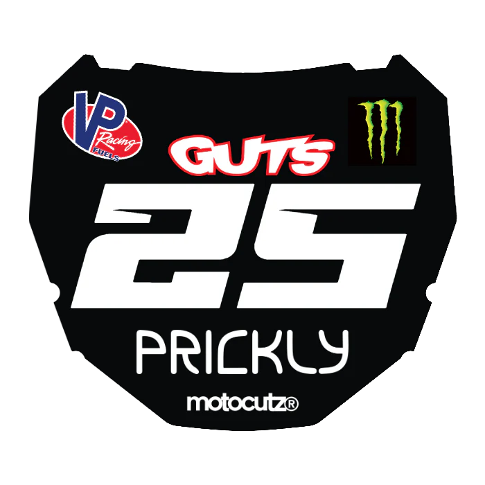 CUSTOM ODI NUMBER PLATE DECAL
